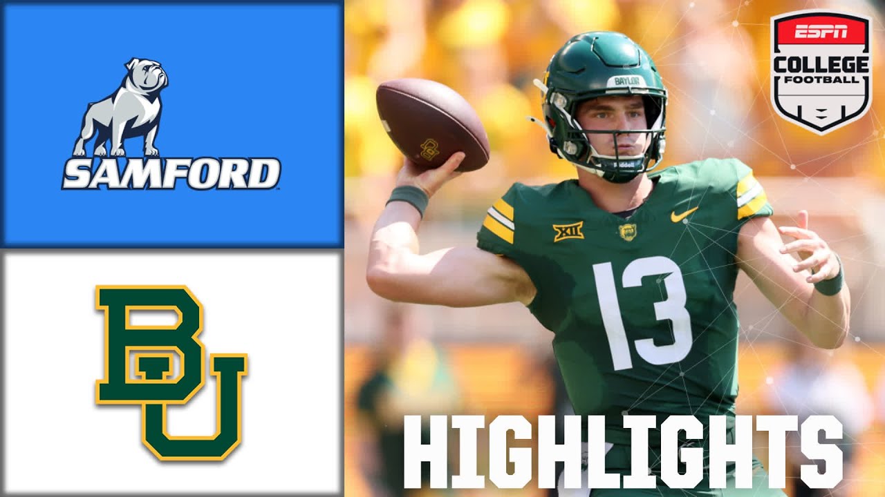Samford Bulldogs vs. Baylor Bears Full Game Highlights ESPN College