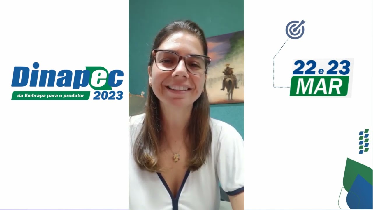 Dinapec 2023 - Convite | Juliana Correa Borges Silva - Embrapa Pantanal