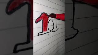 How to write"n"in bubble letter |bubble letter| pen and me|#shorts