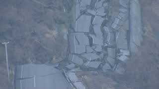 【上空撮影】震度７の能登半島地震 石川・輪島市