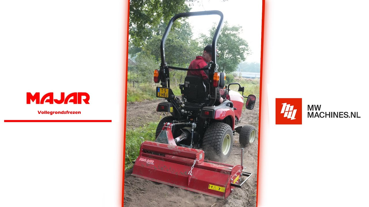 Majar vollegrondfrezen, type RFIX of RDM  met 43 cm in verstek mogelijkheid  