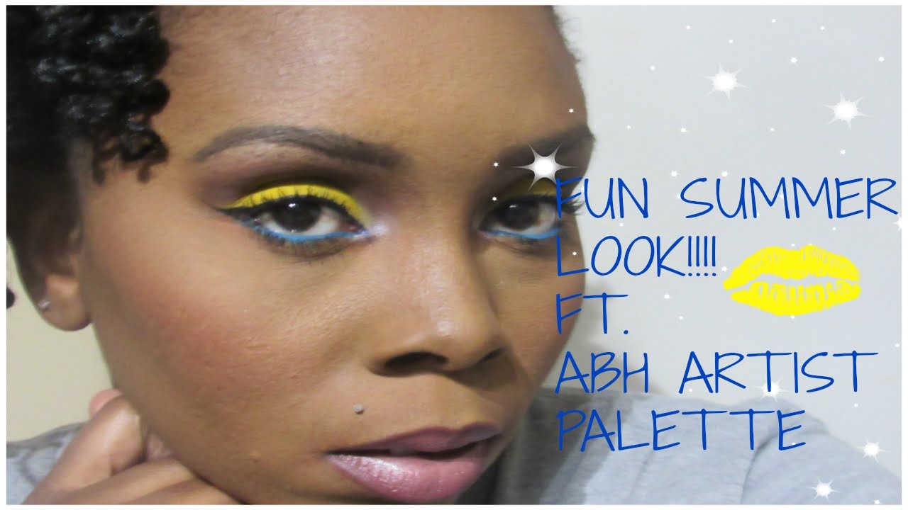 Yellow Eye w/ pop of Blue Women of Color Friendly!!!