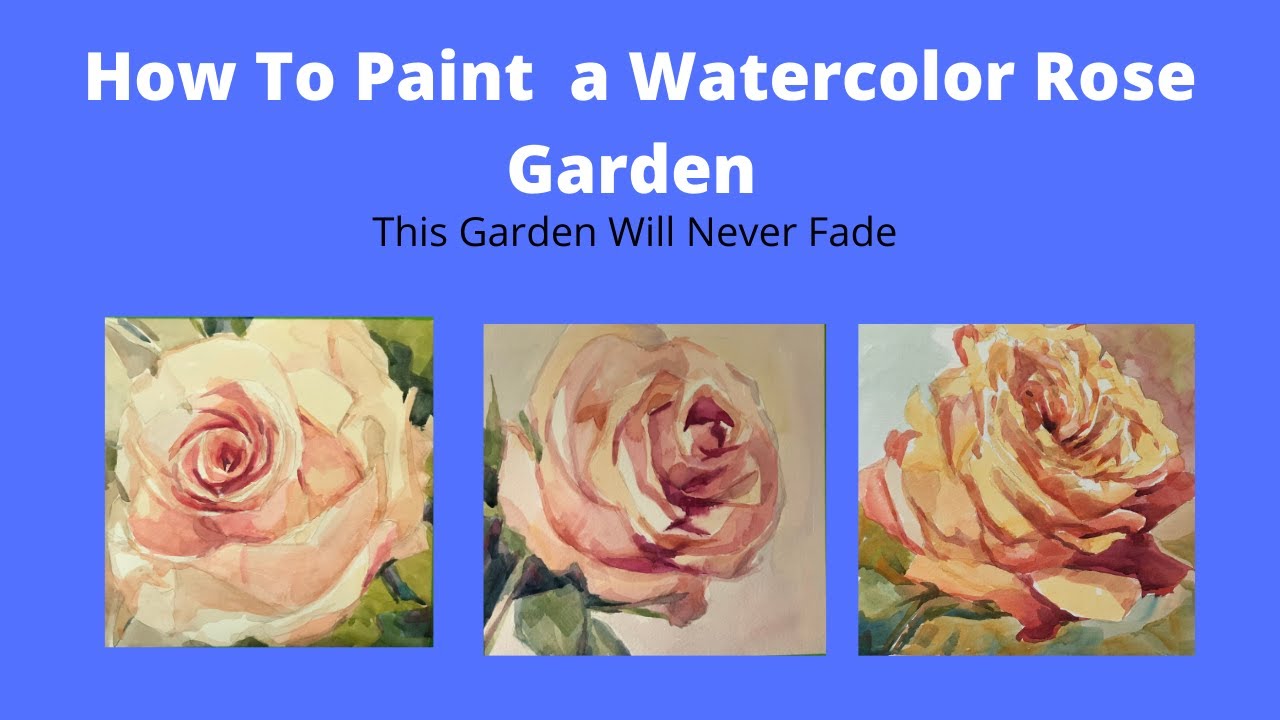 How To Paint a Watercolor Rose YouTube