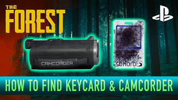 THE FOREST - How to find the KEYCARD & CAMCORDER