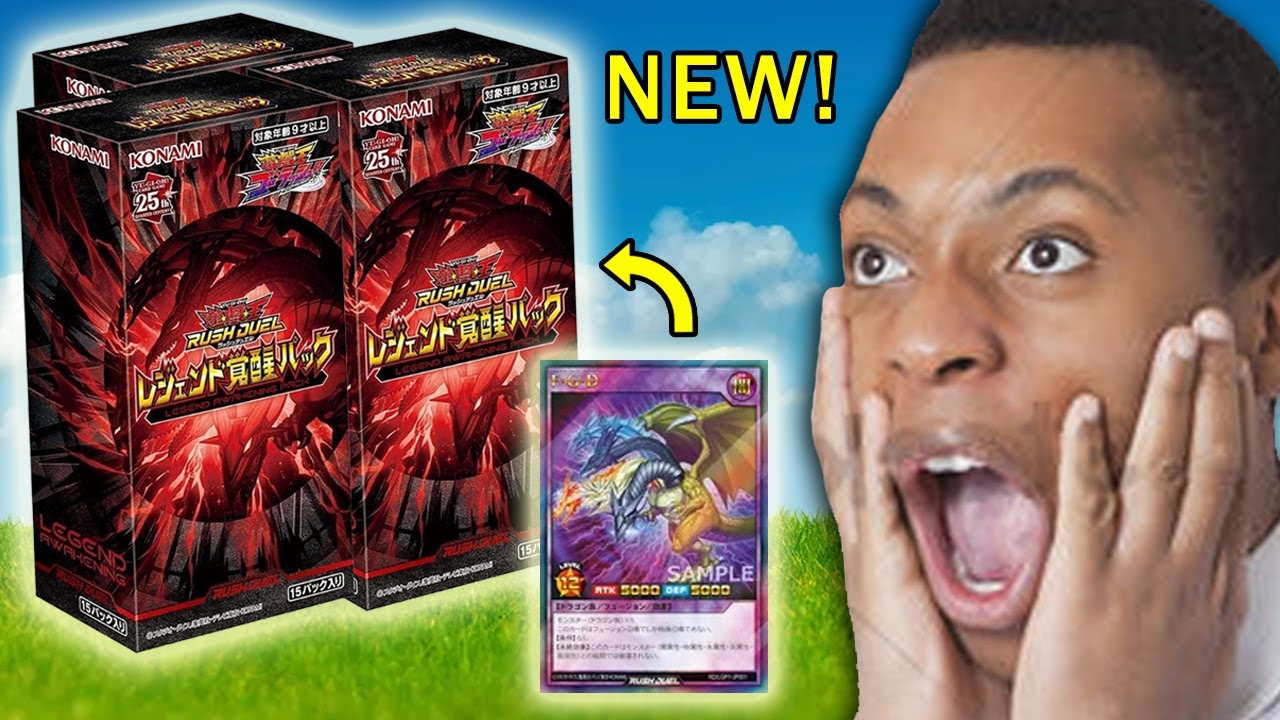 I Opened 3 BOXES of Yugioh Rush Duel Legend Awakening Pack!