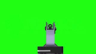 M16 POV Stock Footage - Black Ops - Battlefield Gun (green screen)