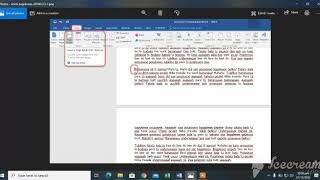 inserting page break in document.