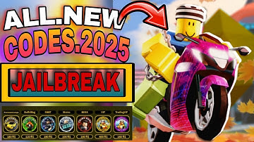 All* Secret *🚔 Jailbreak 🍁 Codes | Codes for 🚔 Jailbreak 🍁 Roblox  2025