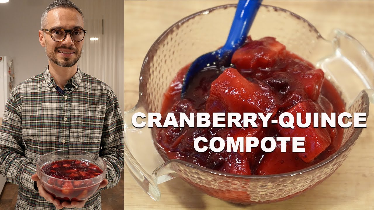 The Perfect Cranberry Sauce for Thanksgiving CranberryQuince Compote