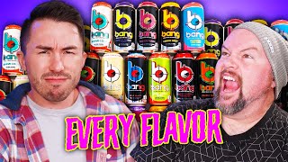 We Drink Every Flavor Of BANG Energy for the First Time - RANKED!