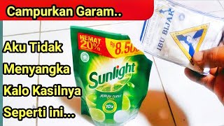 Apa Yang Akan Terjadi Jika Sabun Cuci Piring di Campur Garam @Idekreatif_paijo