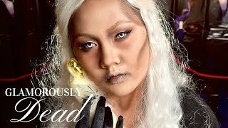 Glamorously Dead Last Minute Halloween Makeup | delaniamarvella