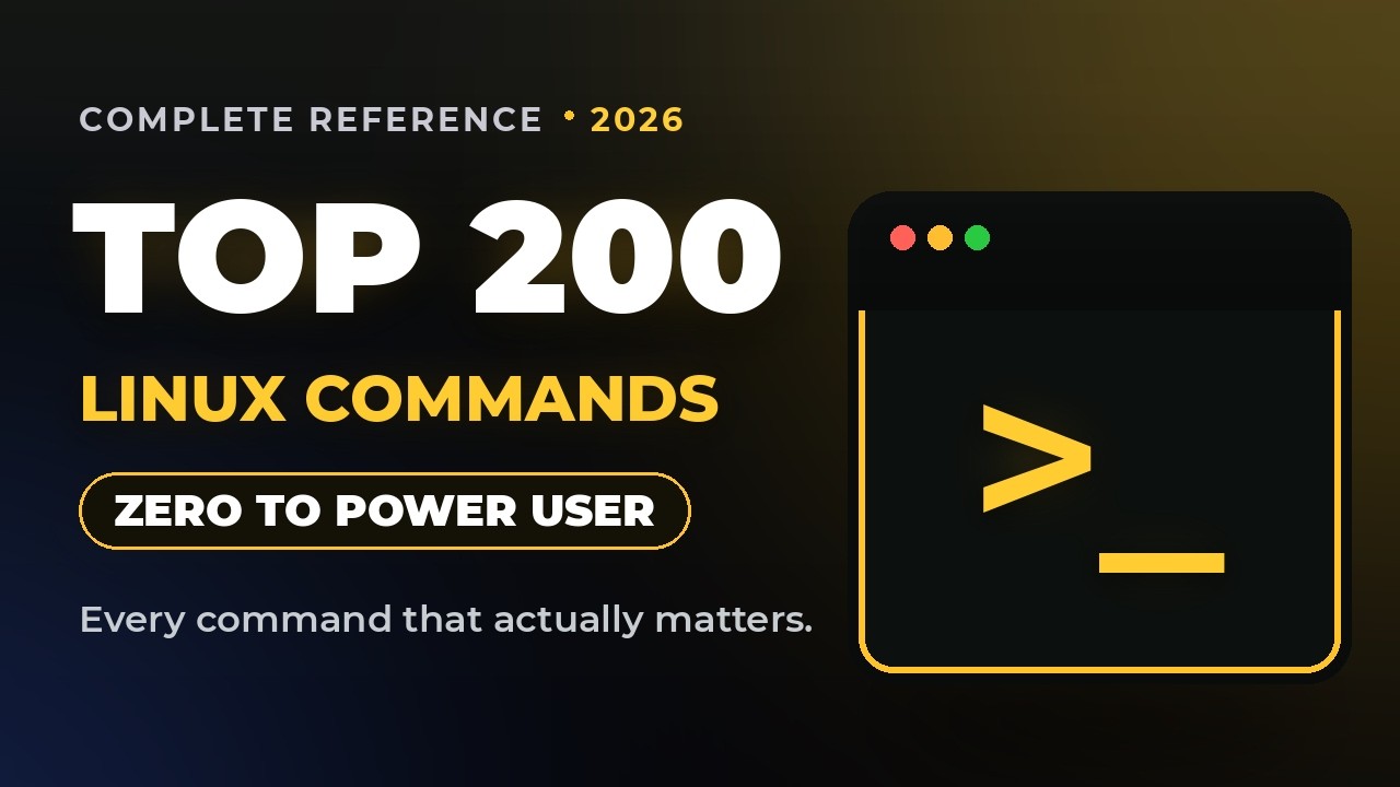 Learn Every Linux Command That Actually Matters - YouTube