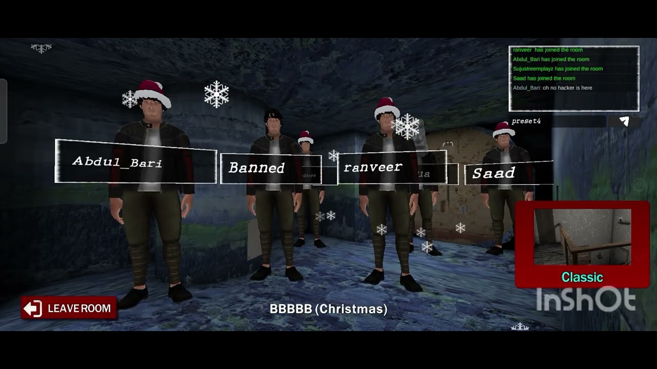 Granny multiplayer all chapter play with friends but there are hacker 