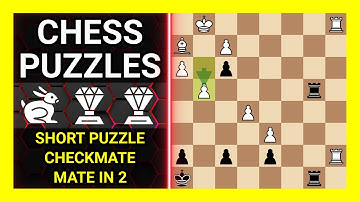 Chess Puzzles to Practice. Themes: Short puzzle, Checkmate, Mate in 2. Learn Chess