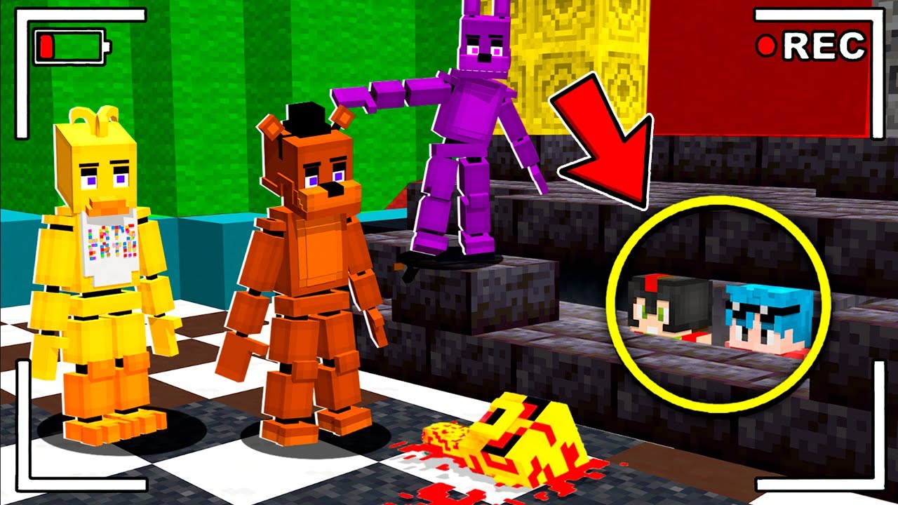 El MEJOR ESCONDITE de FNAF en MINECRAFT 🐻🔪 FIVE NIGHTS AT FREDDY'S