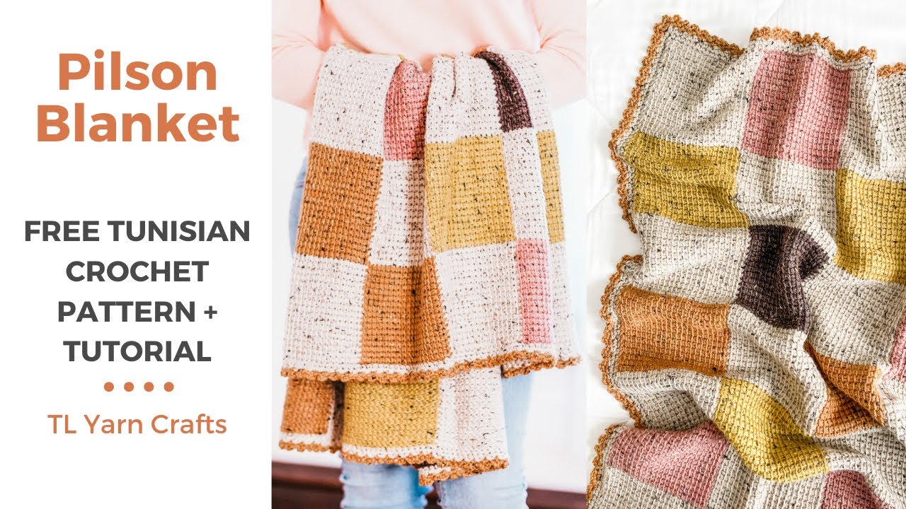 Detailed, Modern Crochet Blanket Tutorial + Free Pattern » Make