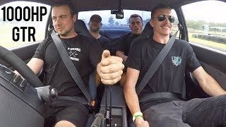 1000hp R32 GTR Reaction!  SEQUENTIAL GEARBOX!