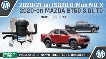 Provent Kit Installation for Isuzu D-Max MU-X Mazda BT50 2020/21-on 3.0L TD 4JJ3 140kW OS-PROV-44