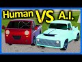 Human vs ai  who can build the better pickup truck car in beamng