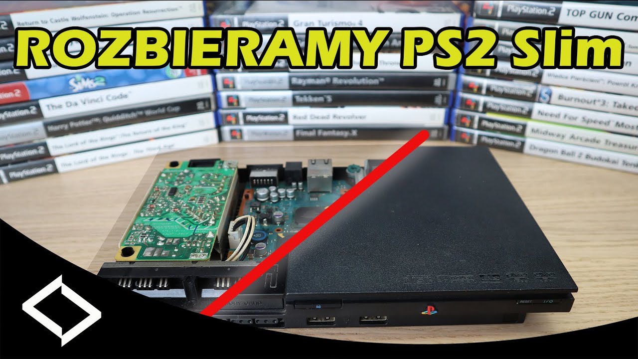Rozbieramy Retro Konsolę PlayStation 2 Slim SCPH70004 oraz SCPH90004