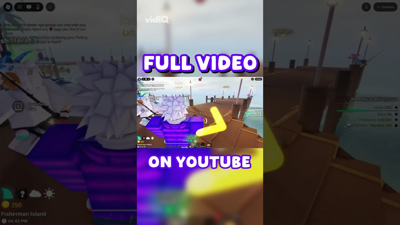 Эта игра про рыбок в Roblox невероятно смешная, полное видео на YouTube 