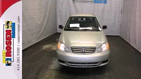 2004 Toyota Corolla Milwaukee Waukesha, WI #K11414A - SOLD