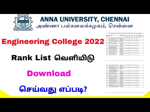 how to download engineering college rank list 2022 | engineering college rank list | Tricky world
