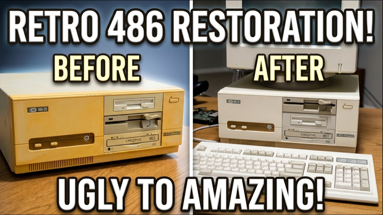 I restored this OLD 486 PC then booted Windows 3.1! #retrotech # ...