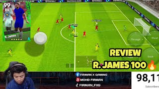 REVIEW R. JAMES 100! CROSSING DIA POWER CUI! EFOOTBALL 2024 MOBILE