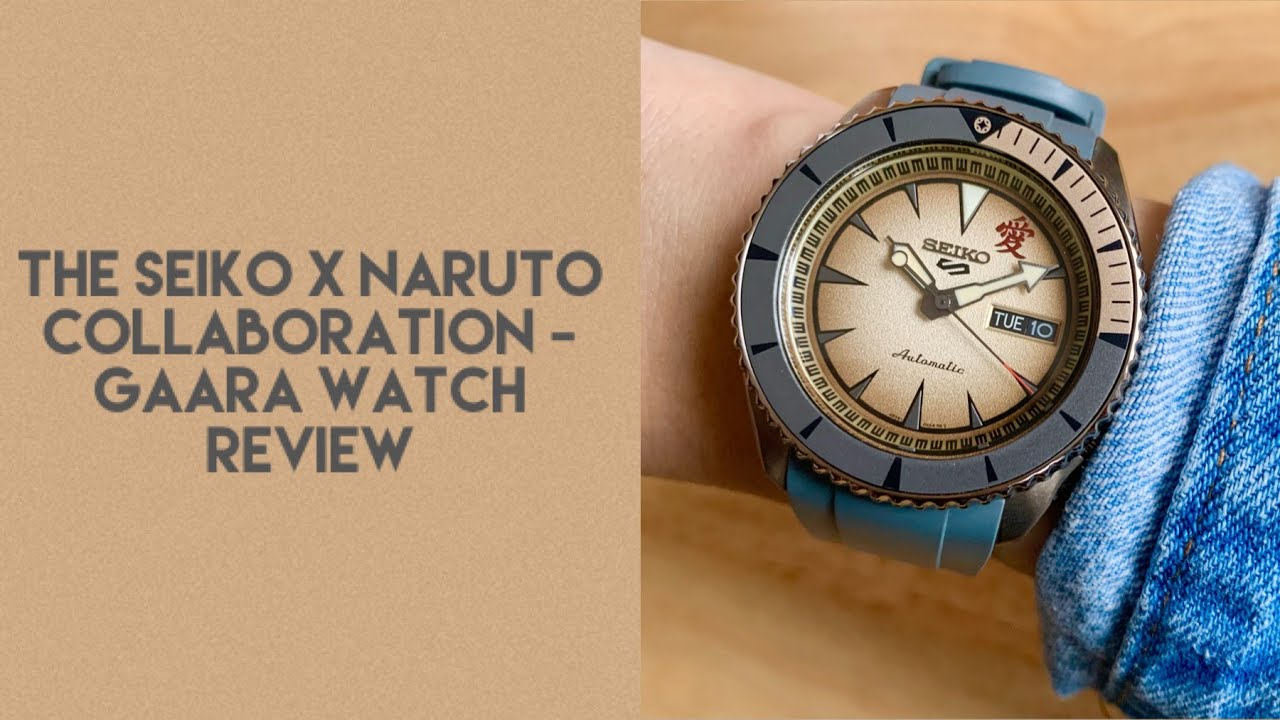 Seiko x Naruto - Gaara Watch Review - YouTube