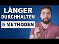 Länger Durchhalten im Bett: 5 Wissenschaftliche Methoden