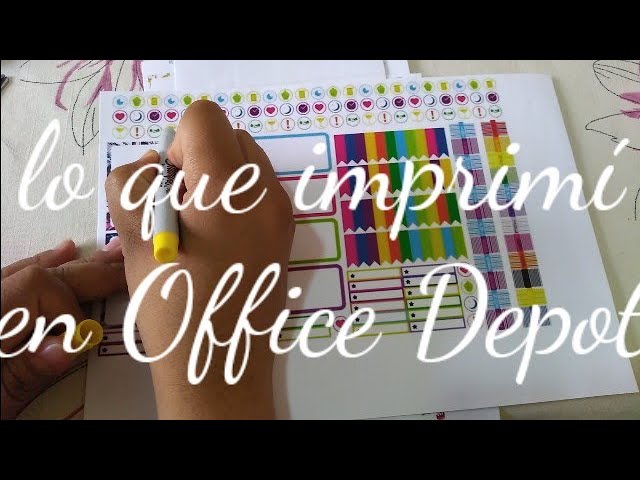 Lo que imprimi en Office Depot - YouTube