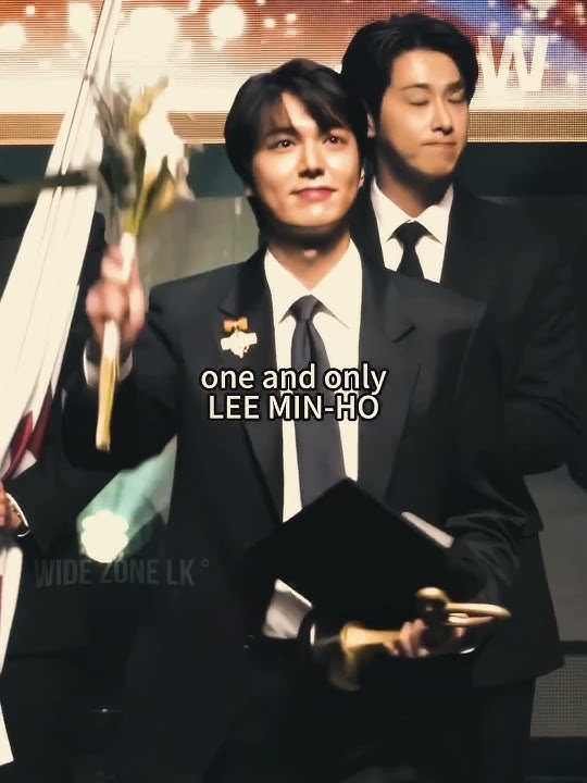 Lee Min Ho Won 🏆 Presidential Commendation 🔥 So Proud of Him ❤️ #leeminho #kdrama #shorts