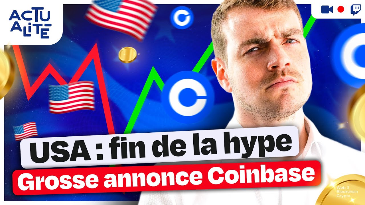 Coinbase annonce du lourd, coup dur aux États-Unis et l’actu crypto |  Hasheur Live