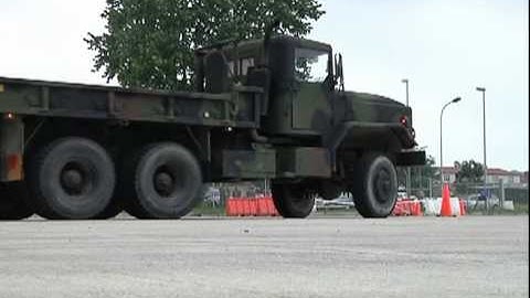 NEWS:: 66th Transportation Company Conducts "Truck Rodeo"