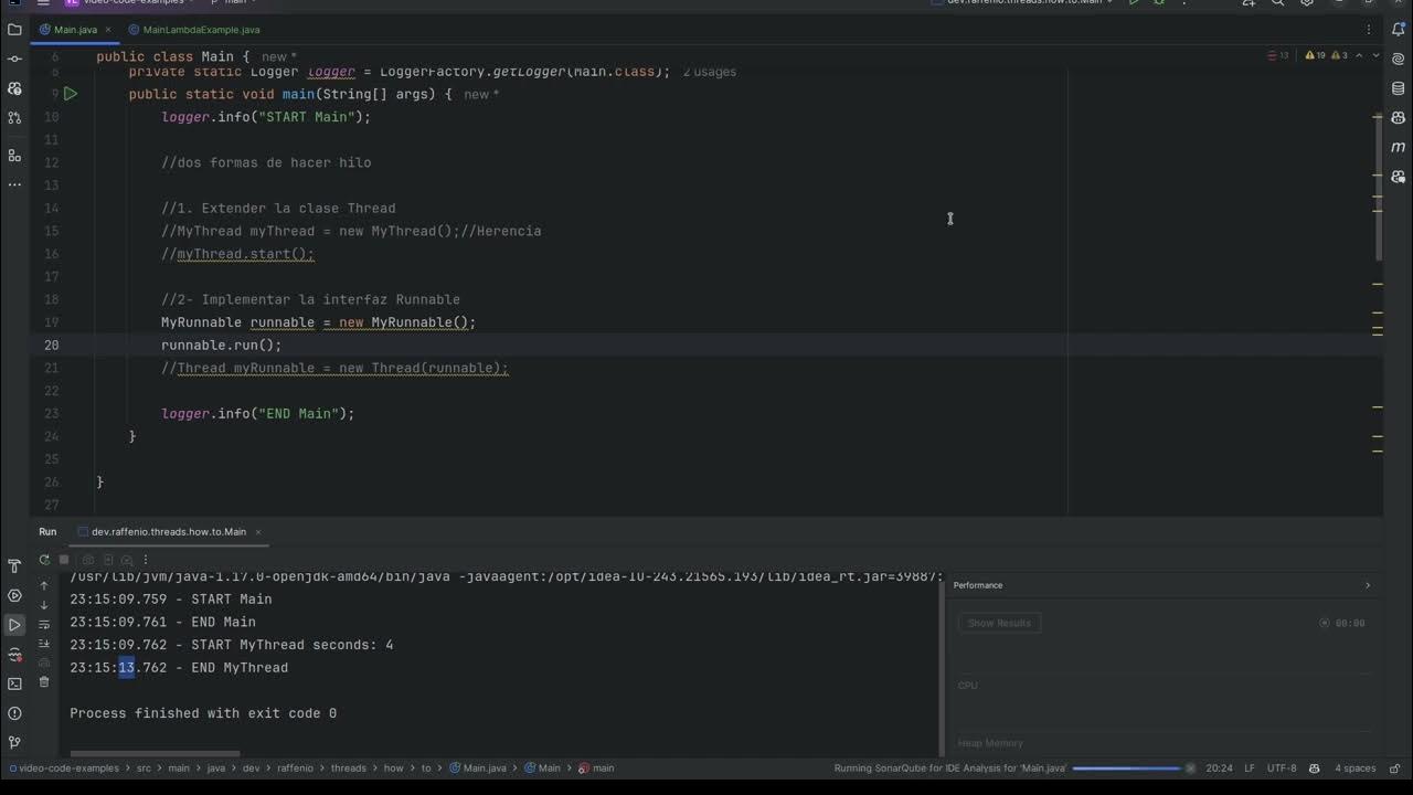 🧵 HILOS en JAVA explicados con ejemplos ⚡ (Runnable vs Thread vs Lambda ...