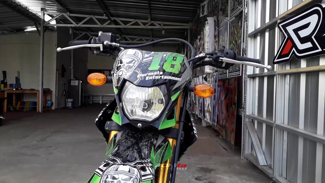 Decal Custom Kawasaki D Tracker RONIta Performance