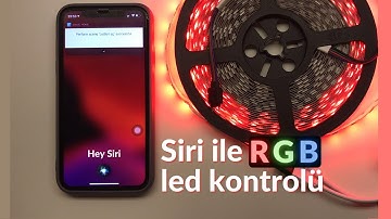 Siri ile RGB şerit led kontrolü (Magic Home APP)