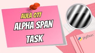 PsychoPy – Aula 077 | Alpha Span Task
