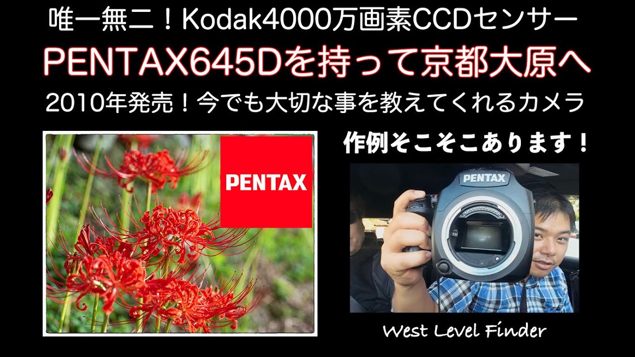 PENTAX645D】Kodak製4000万画素中判CCDセンサーで京都大原を撮る