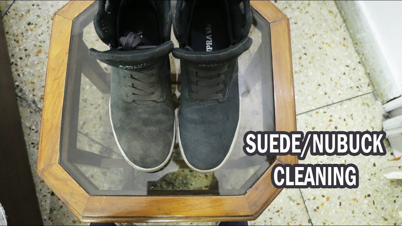 cleaning suede pumas