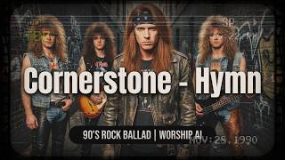 Cornerstone (Hymn) - 90’s Rock Ballad | Worship AI
