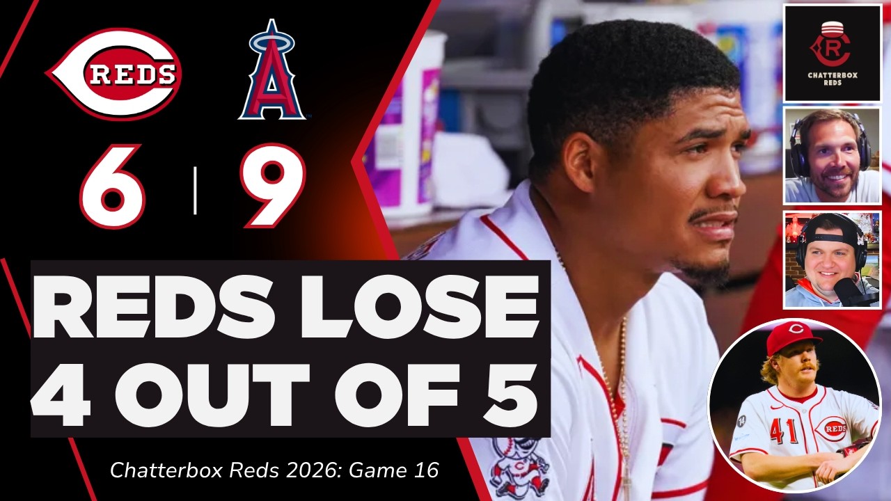 Abbott ROCKED as Cincinnati Reds DROP Series to Los Angeles Angels LIVE ...