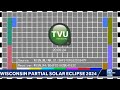 Watch live 2024 partial solar eclipse is happening now