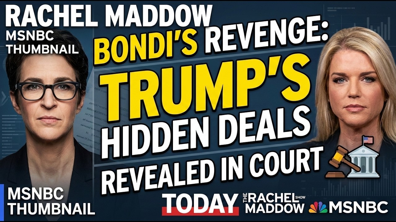 Bondi’s Revenge: Revealing Trump’s Hidden Deals in Court Today | Rachel Maddow