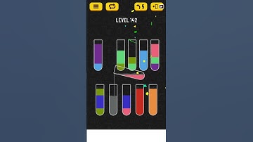 【Water Sort Puzzle】 Level 142