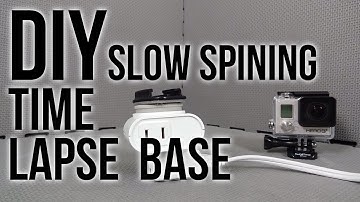 DIY Slow Continuously Rotating Time Lapse Base