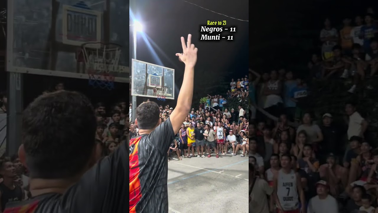Manila ( Pusang Itim ) vs Negros ( Mike Boniel ) rematch | 1v1 money game of basketball