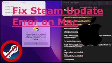 Fix Steam Update Error on Mac 2022